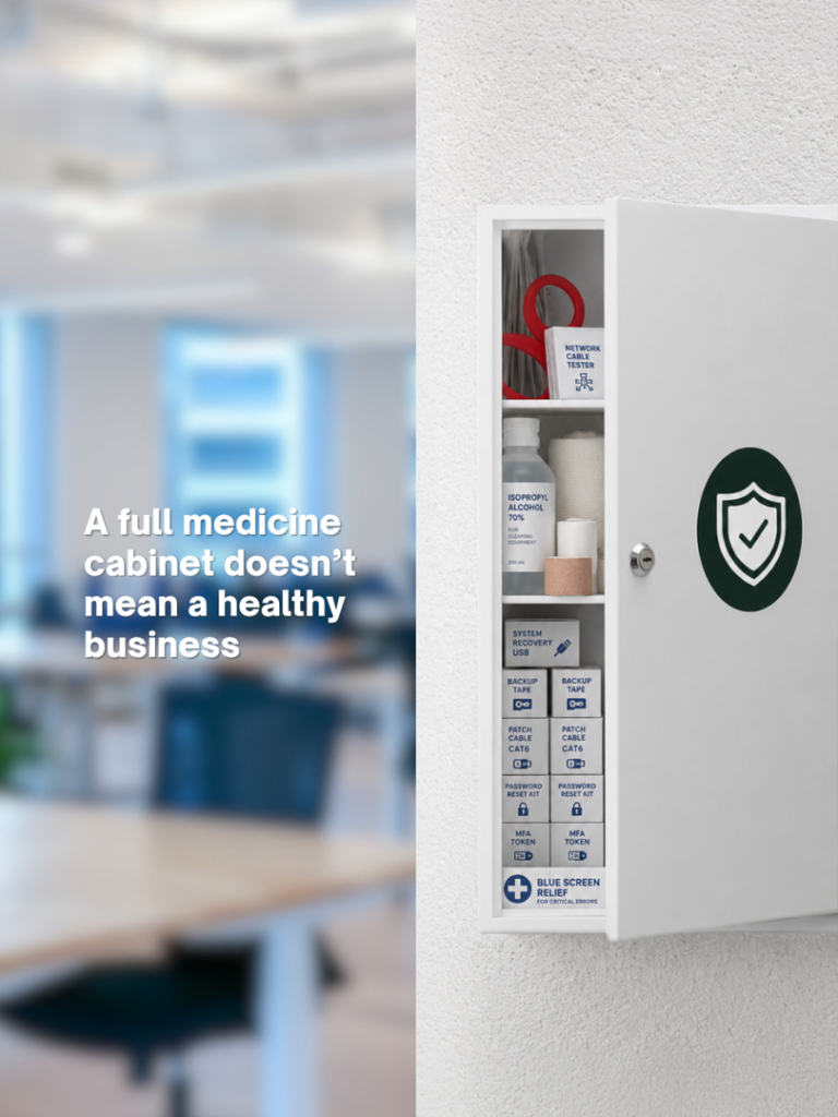 A full medicine cabinet doesn't mean a healthy business.
